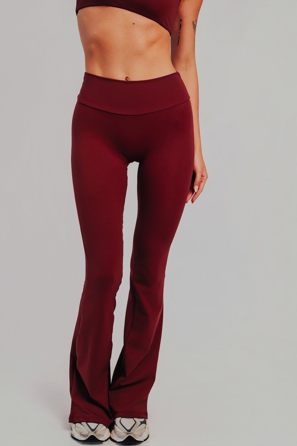 Calça Flare Areté - Sangria
