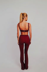 Calça Flare Areté - Sangria