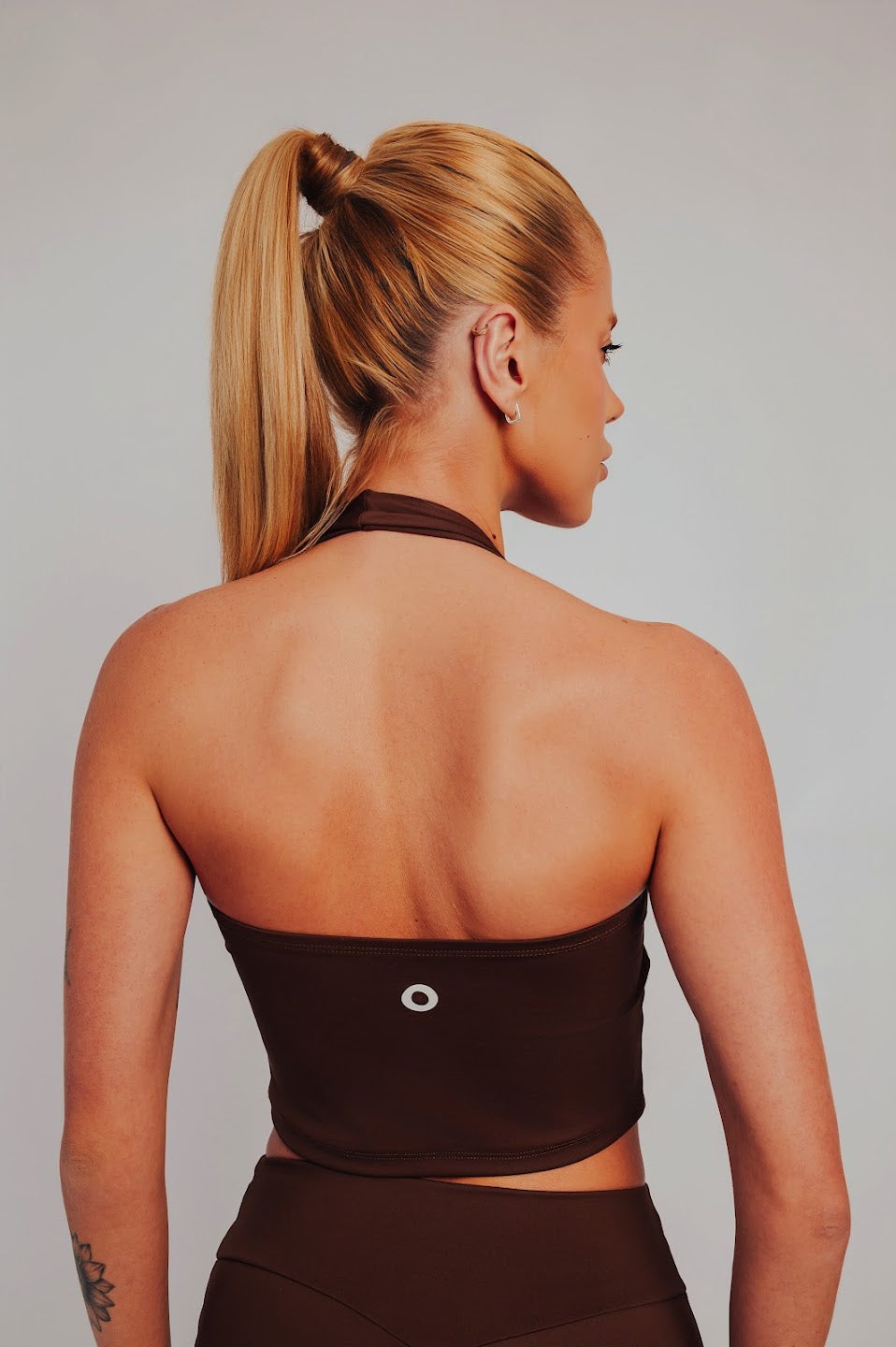 Blusa Frente Única Areté - Café